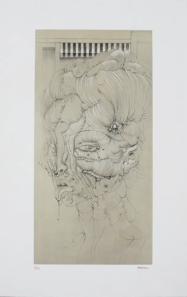 石版画 Bellmer - Madame Edwarda