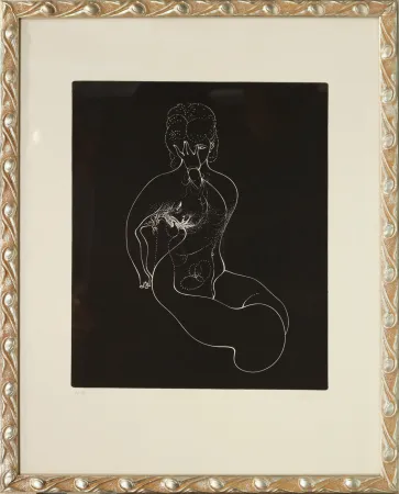 蚀刻版画 Bellmer - Nudo immobile