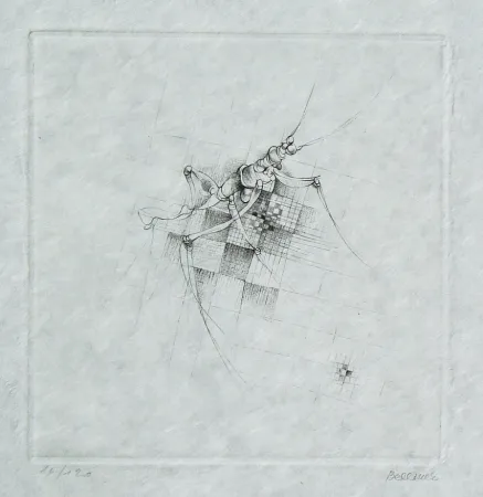 干刻版画 Bellmer - Oracles et Spectacles