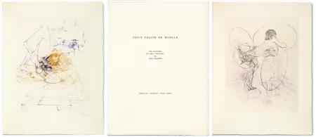 插图书 Bellmer - PETIT TRAITÉ DE MORALE. 10 gravures en couleurs signées (Visat 1968)