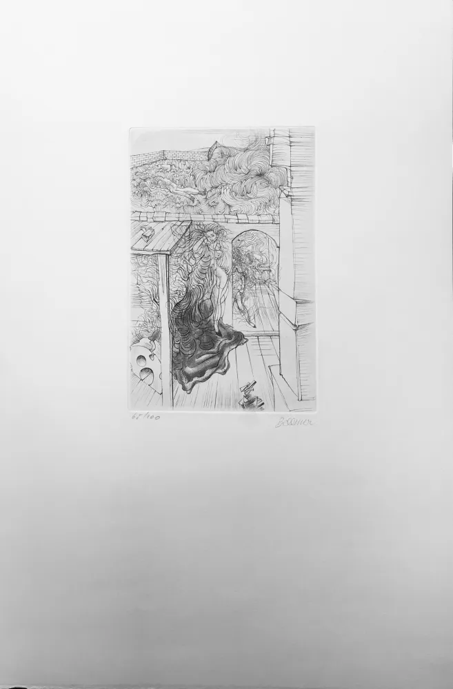 蚀刻版画 Bellmer - Retable (1971)