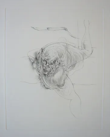 蚀刻版画 Bellmer - Sans titre