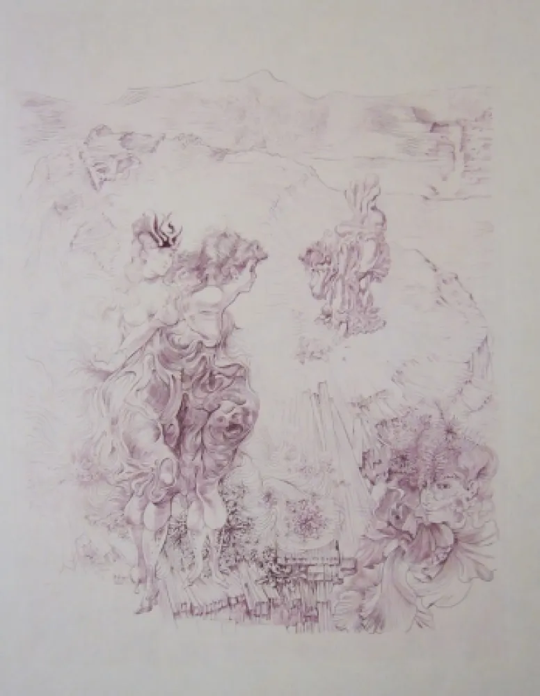 蚀刻版画 Bellmer - Sans titre