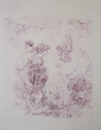 蚀刻版画 Bellmer - Sans titre