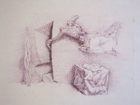 蚀刻版画 Bellmer - Sans titre