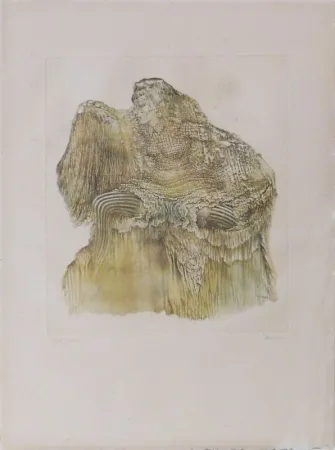 蚀刻飞尘法 Bellmer - Sans titre