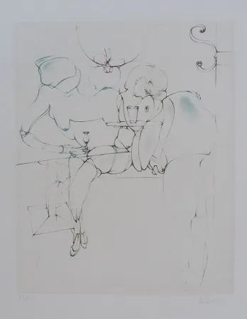 蚀刻版画 Bellmer - Senza titolo