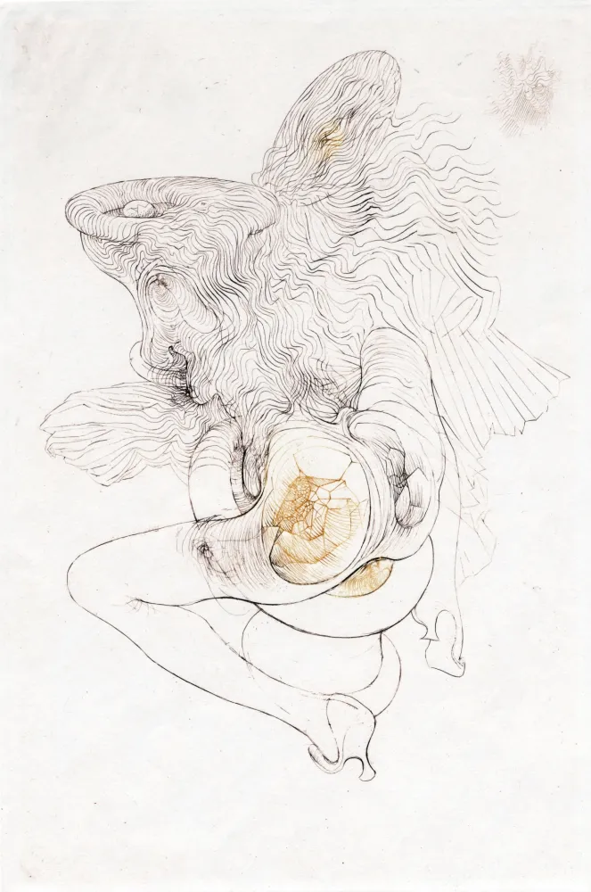 蚀刻飞尘法 Bellmer - SUITE EN COULEURS DES 6 GRAVURES POUR 