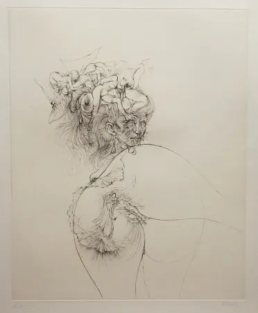 蚀刻飞尘法 Bellmer - Titre inconnu