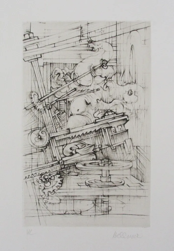 蚀刻飞尘法 Bellmer - Titre inconnu