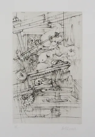 蚀刻飞尘法 Bellmer - Titre inconnu