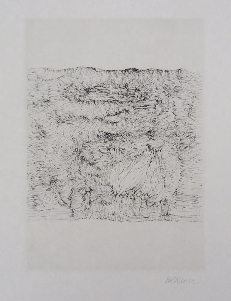 蚀刻版画 Bellmer - Titre inconnu