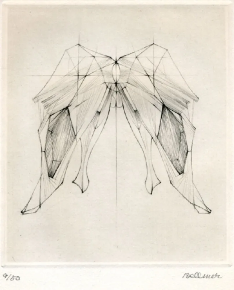 版画 Bellmer - Untitled abstraction