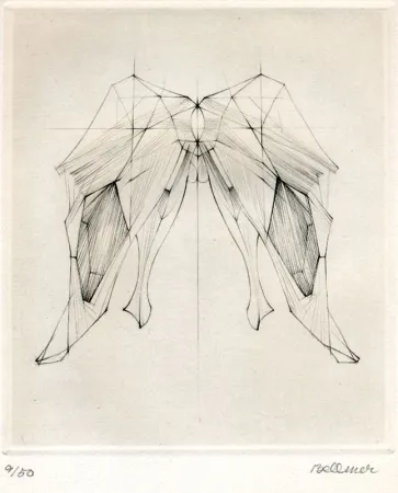 版画 Bellmer - Untitled abstraction