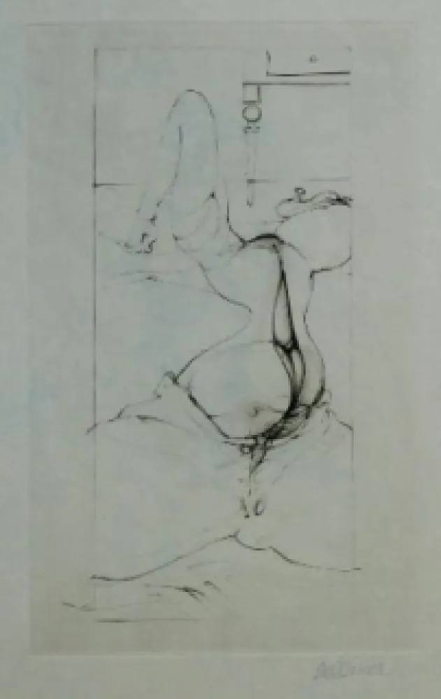 蚀刻版画 Bellmer - Variations autour de Madame Edwarda