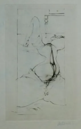 蚀刻版画 Bellmer - Variations autour de Madame Edwarda