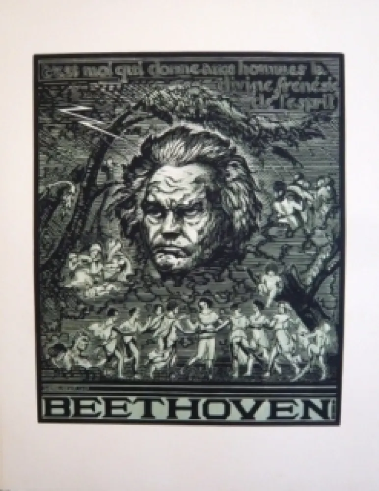 木刻 Belot  - Beethoven