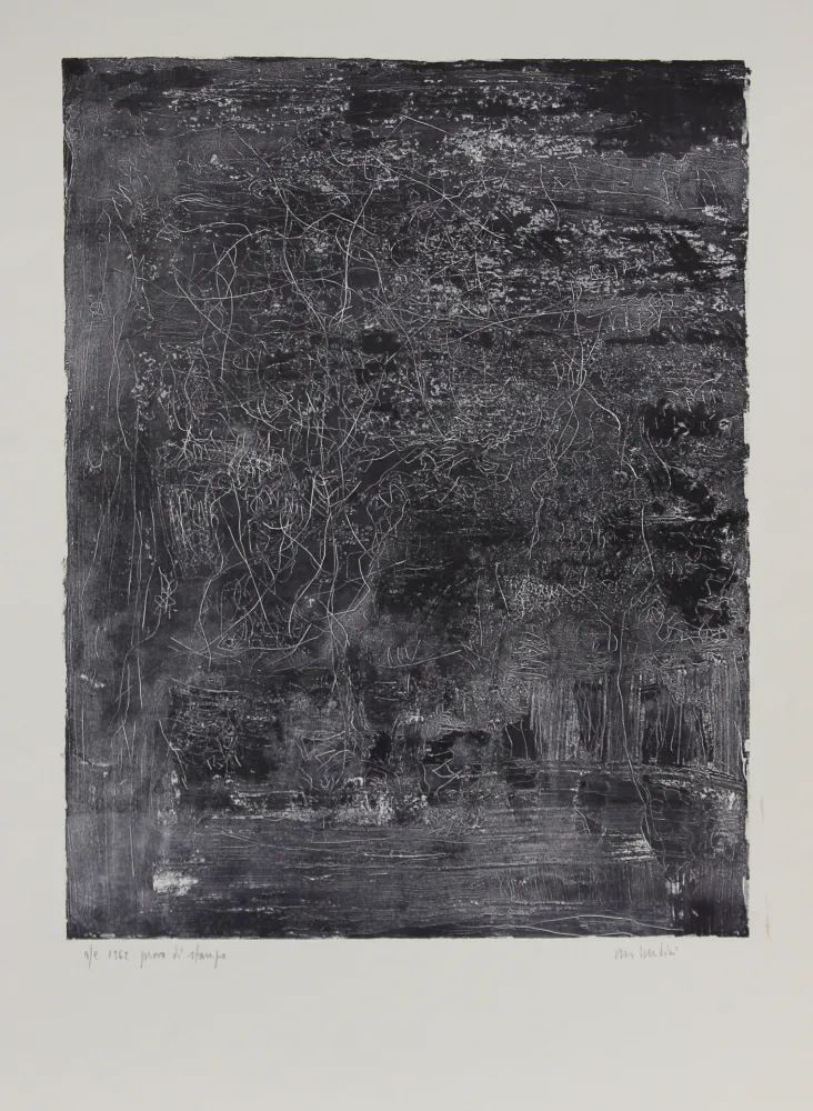 石版画 Bendini - SENZA TITOLO