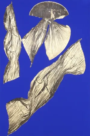 石版画 Benglis - Dual Nature (Blue) I