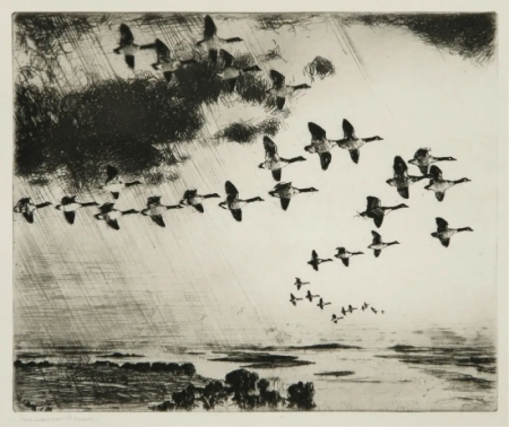 蚀刻版画 Benson - The Long Journey