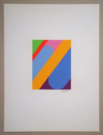 丝网印刷 Béöthy Steiner - Composition, 1972