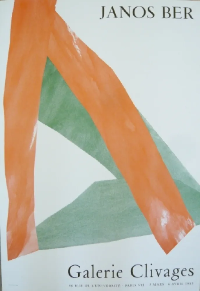 海报 Ber - Affiche exposition galerie Clivages 