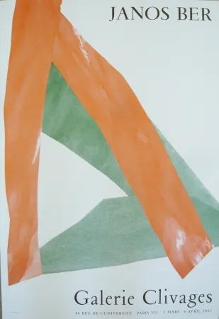 海报 Ber - Affiche exposition galerie Clivages 