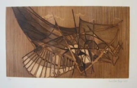 版画 Berge - Araignée