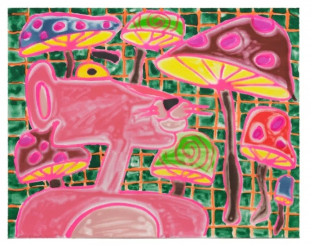 石版画 Bernhardt - Humid
