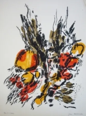 石版画 Berthier - Sans titre