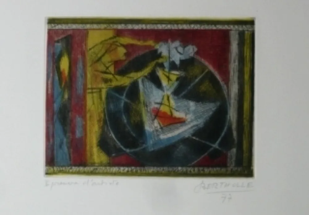 版画 Bertholle - Sans titre