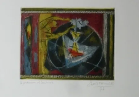 版画 Bertholle - Sans titre