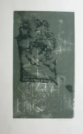 石版画 Bertholo - Composition 