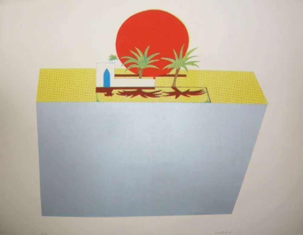 石版画 Bertholo - Sans titre