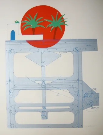 石版画 Bertholo - Sans titre