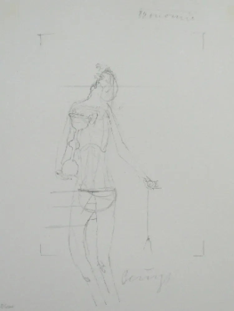 石版画 Beuys - Codices Madrid 7