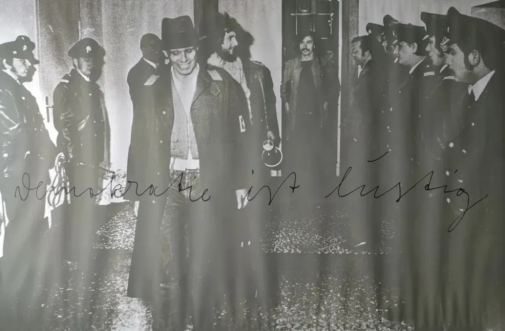 丝网印刷 Beuys - Demokratie ist lustig, 1973. 