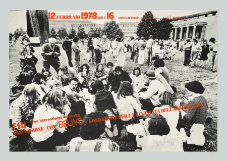 胶版印刷 Beuys - Discussione con Beuys