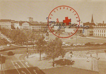胶版印刷 Beuys - Friedrichsplatz, 1968. 