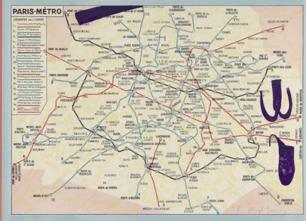 石版画 Beuys - Initiation Gauloise