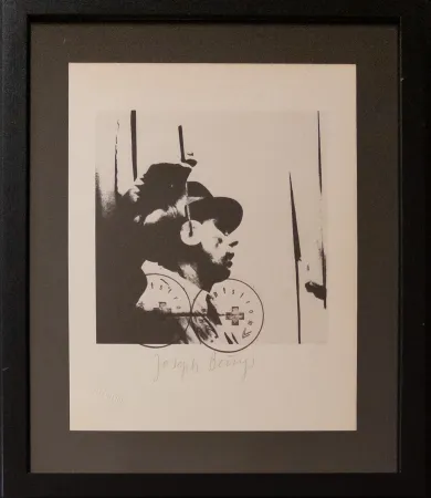 石版画 Beuys - L'udito