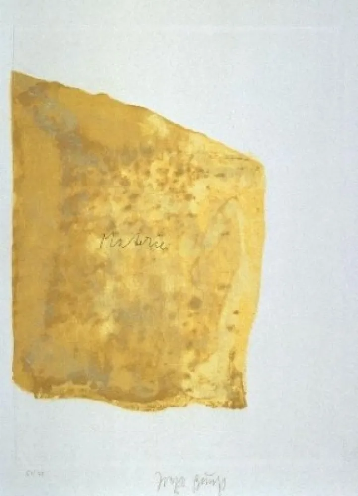 飞尘腐蚀法 Beuys - Materie