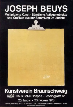 胶版印刷 Beuys - Multiplizierte kunst
