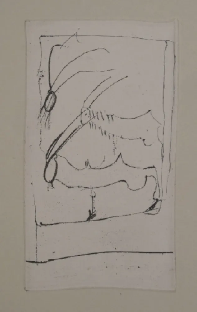 版画 Beuys - Riesenziegen