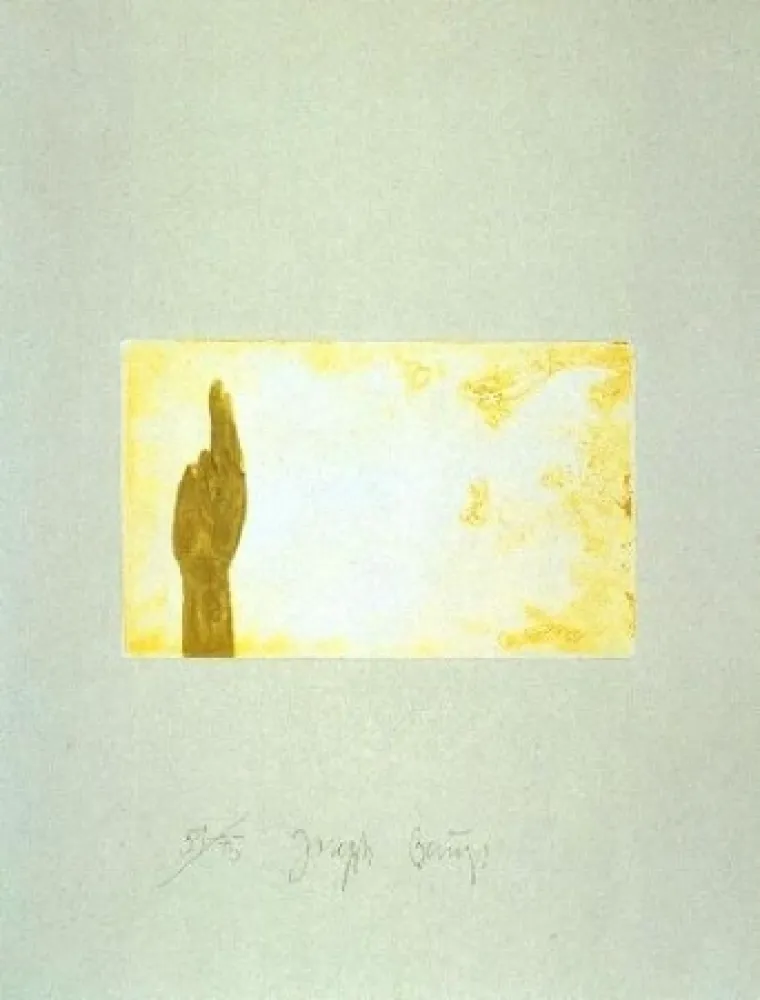 飞尘腐蚀法 Beuys - Schwurhand