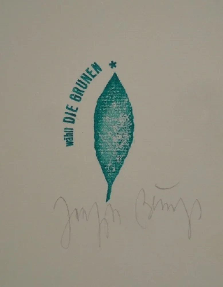 无技术 Beuys - “wählt die Grünen“