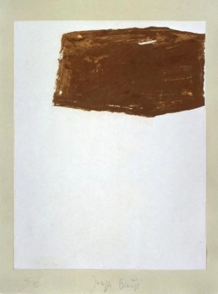 石版画 Beuys - Wandernde Kiste Nr. 2