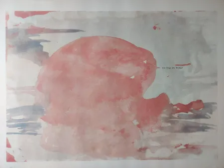 胶版印刷 Beuys - Was birgt die Wolke, 1981. 