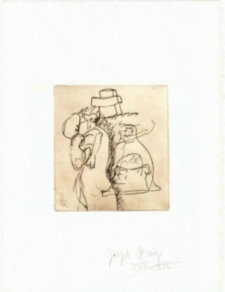 版画 Beuys - Zirkulationszeit: Die Mütter  