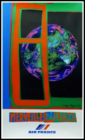 胶版印刷 Bezombes - AIR FRANCE MERVEILLES DU MONDE